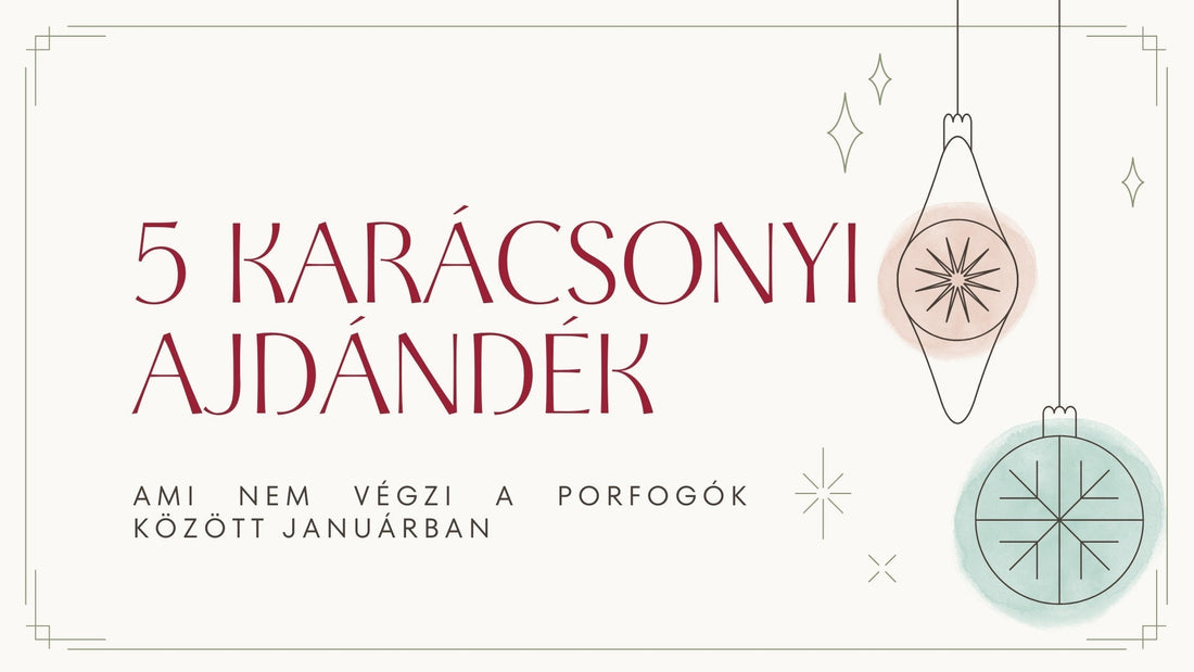 5 karácsonyi ajándék, ami nem végzi a porfogók között januárban