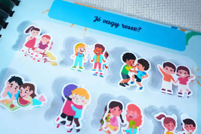 Picurkalandok: Montessori Ihletésű Készségfejlesztő Könyv – "Emberek és Járművek" (3-5 év)