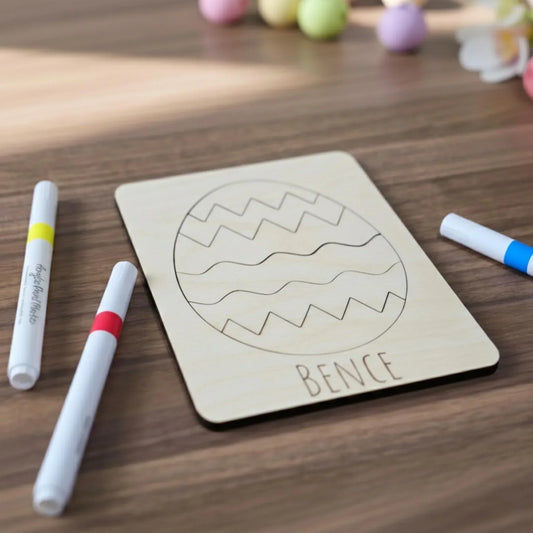 Névre Szóló Húsvéti Kifestő Rejtvény — Fa Tojás a Gyerek Nevével