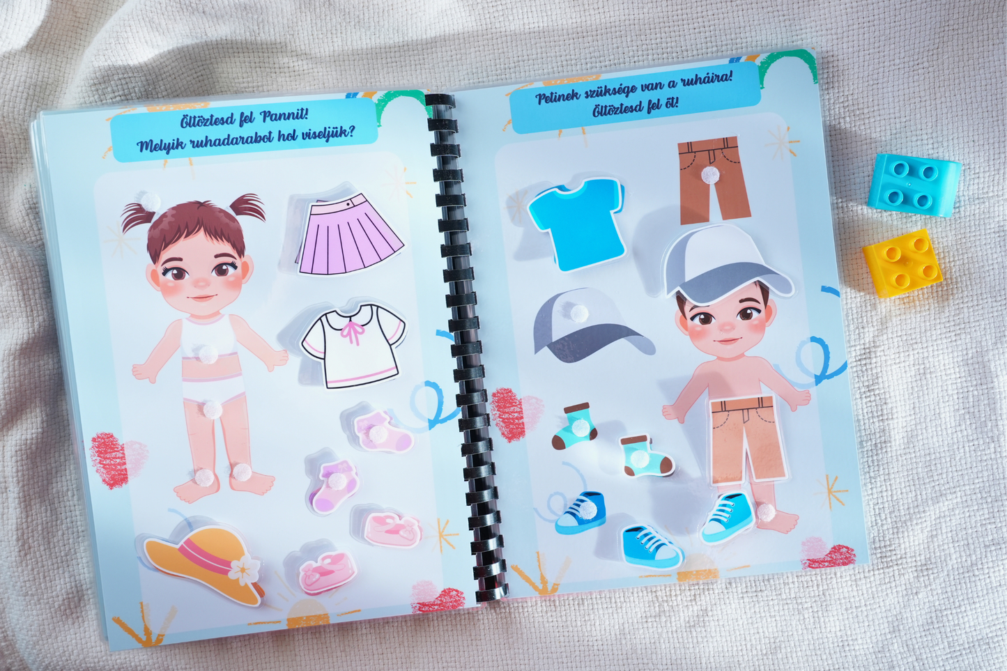 Picurkalandok: Montessori Ihletésű Készségfejlesztő Könyv – "Emberek és Járművek" (3-5 év)