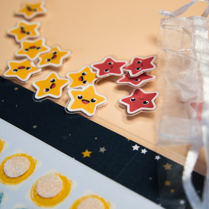 Zsempiri "Csillaggyűjtő" – Tépőzáras Napi Rutin és Jutalomtábla (Fiú/Lány változat)