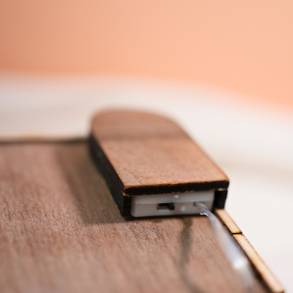 Prémium Névre Szóló Rókás Fa Éjszakai Fény - Cseresznyefa Betéttel