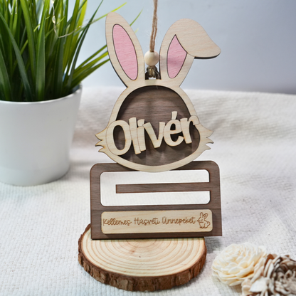 "Húsvéti Zsebpénz" – Névre Szóló Nyuszis Pénzátadó és Dísz