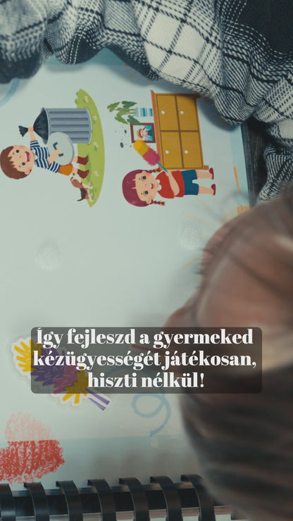 Picurkalandok: Montessori Ihletésű Készségfejlesztő Könyv – "Emberek és Járművek" (3-5 év)