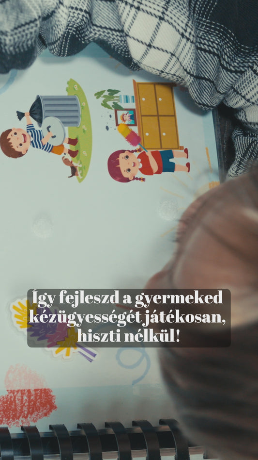 Picurkalandok: Montessori Ihletésű Készségfejlesztő Könyv – "Emberek és Járművek" (3-5 év)